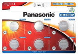 VALUE PACK 6 Panasonic Lithium CR2032 Cell Battery (for Tags)